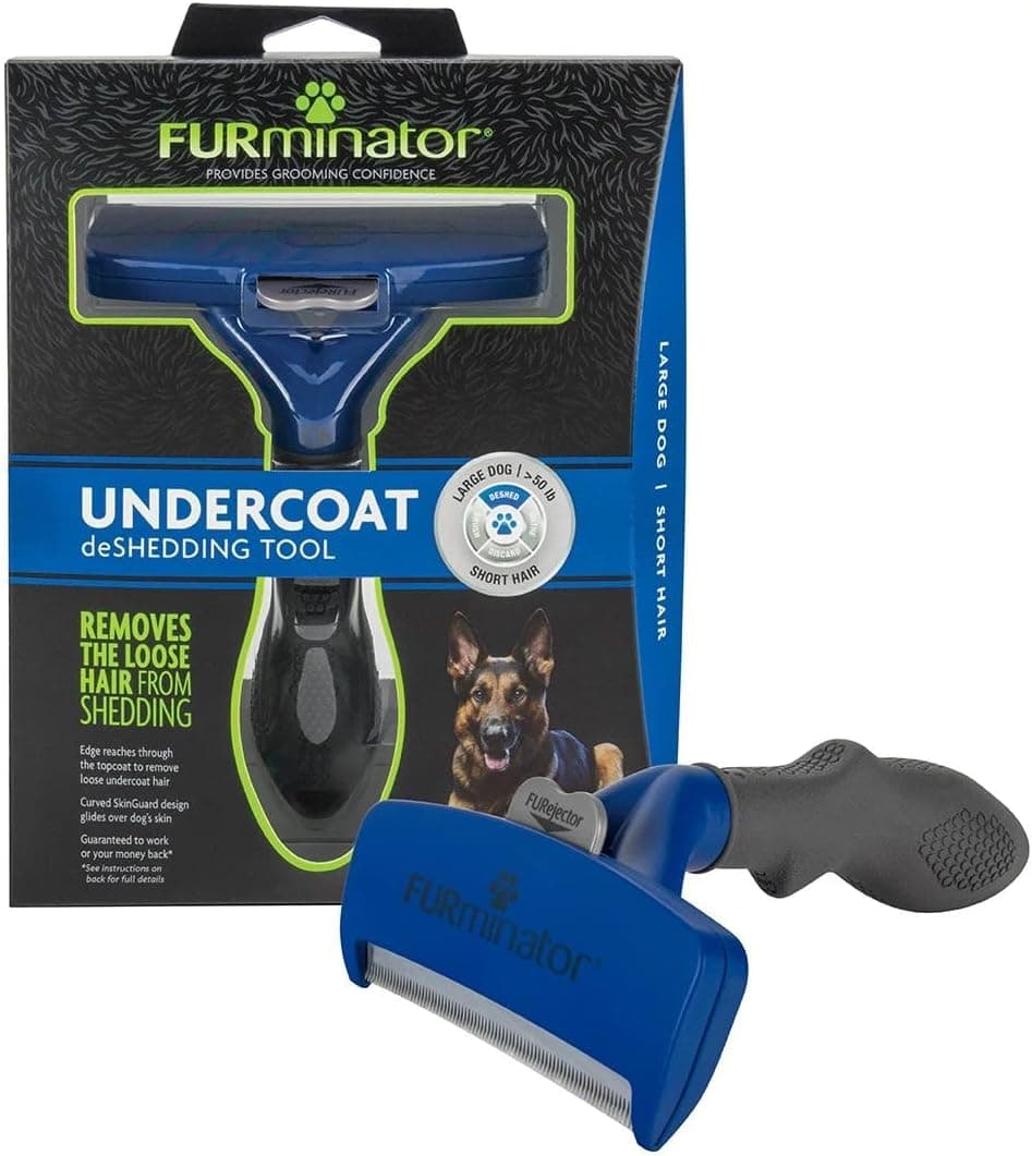 FURminator Undercoat deShedding Tool for Large Dogs, Short Hair