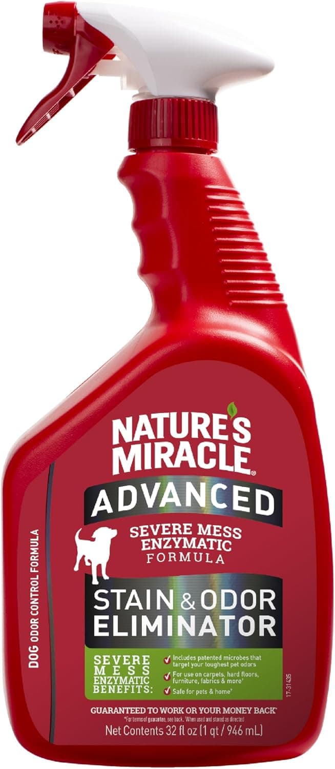 Nature's Miracle Advanced Dog Stain & Odor Eliminator, Severe Mess
