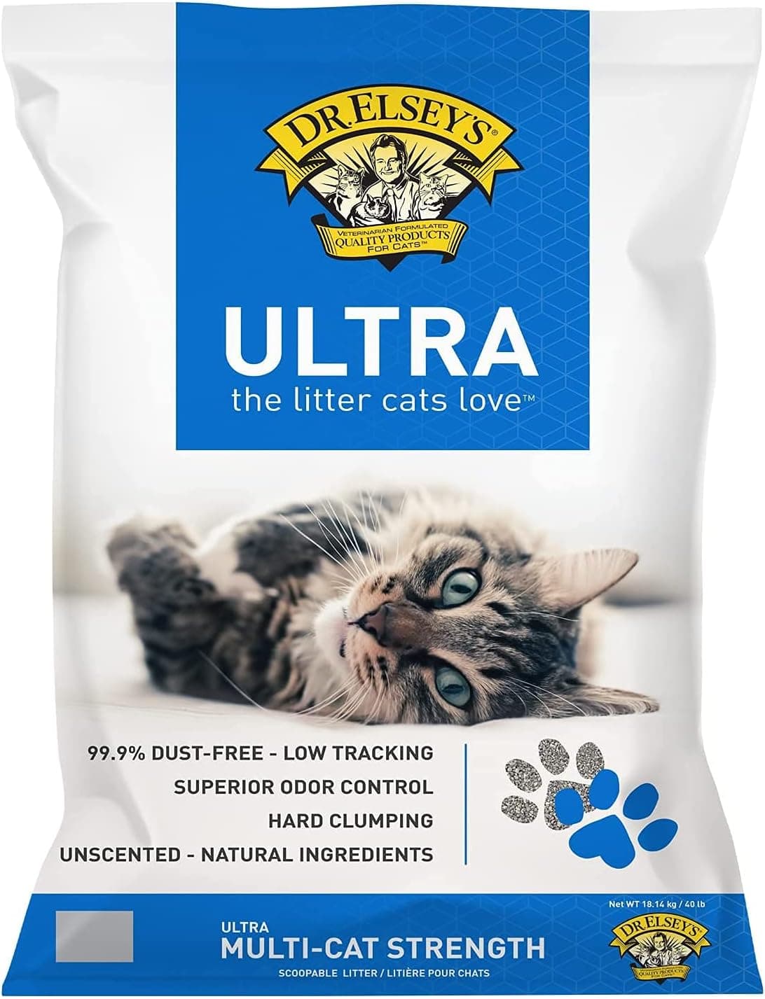 Dr. Elsey's Precious Cat Ultra Unscented Clumping Litter